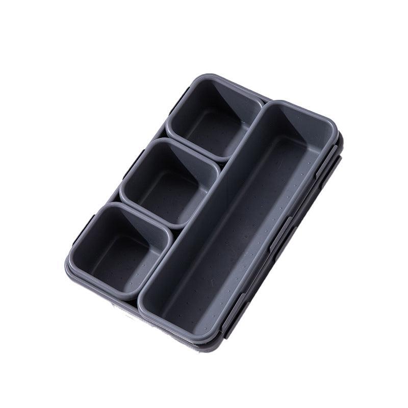 8Pcs/Set Drawer Desk Draw Cutlery Storage Tray Office/Home Kitchen Organizer Box