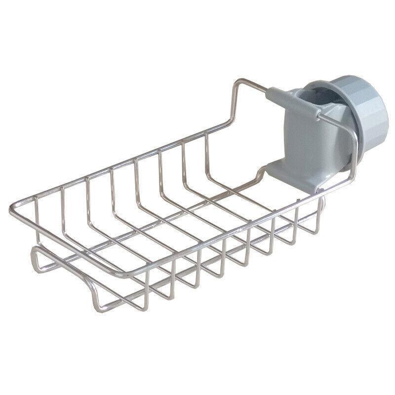 Kitchen Sink Faucet Shelf Sponge Dish Cloth Rack Holder Racks Storage Organizer