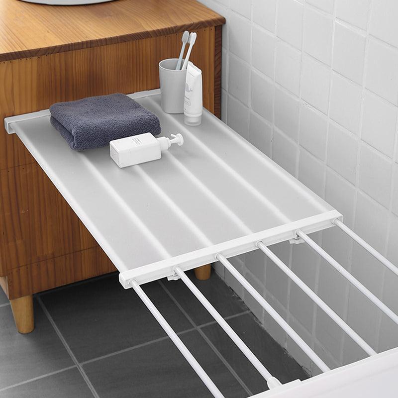 Adjustable No-Drill Closet Shelf