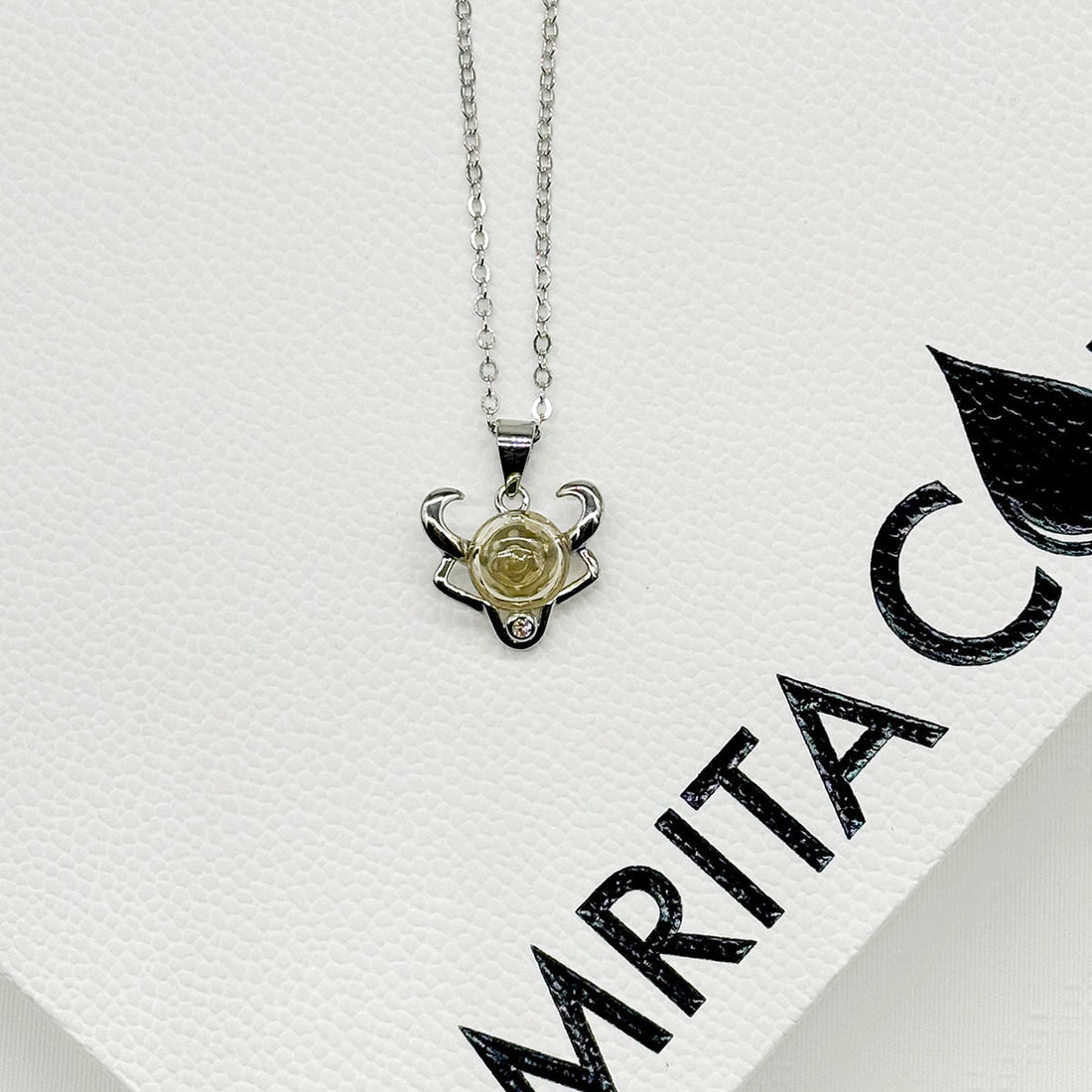 Sterling Silver Zodiac Aroma Necklace - Taurus April - May | Perfect Birthday Gift | Energy &amp; Healing | Diffuse on the go