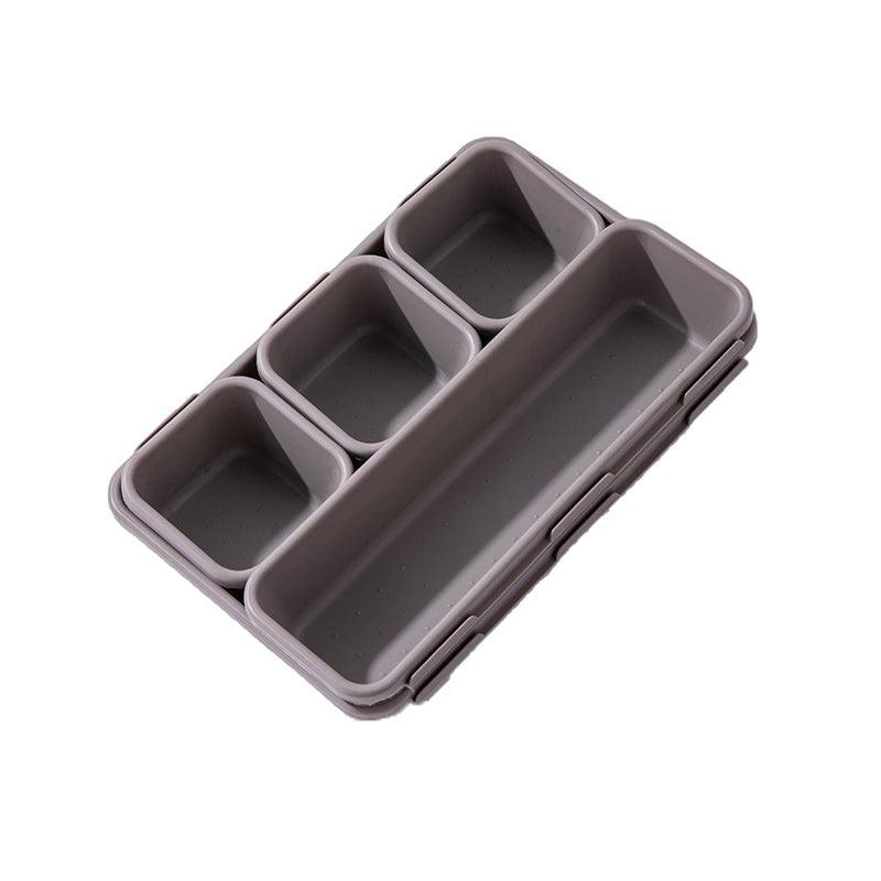 8Pcs/Set Drawer Desk Draw Cutlery Storage Tray Office/Home Kitchen Organizer Box