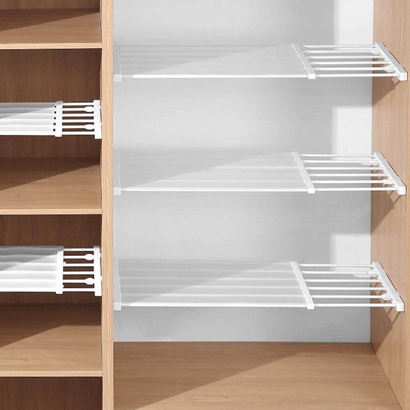 Adjustable No-Drill Closet Shelf
