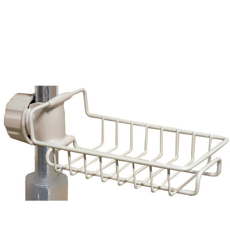 Kitchen Sink Faucet Shelf Sponge Dish Cloth Rack Holder Racks Storage Organizer