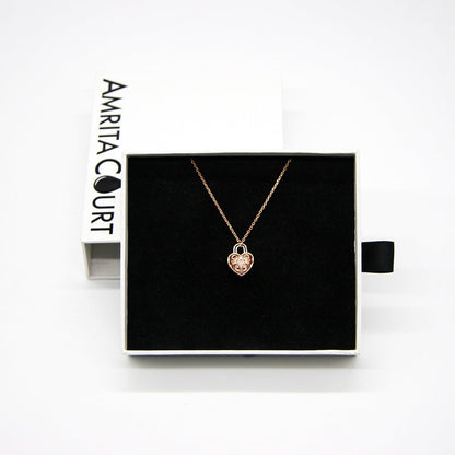 Heart Lock Aroma Necklace | Energy &amp; Healing | Diffusing on the go | Love Gift