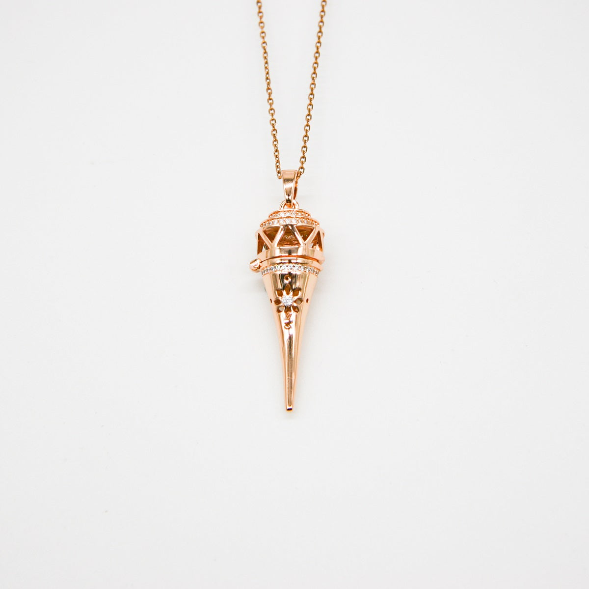 Cone Aroma Necklace | Energy &amp; Healing Diffuser Jewelry — On-the-Go Scent Ritual