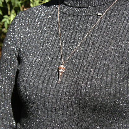 Cone Aroma Necklace | Energy &amp; Healing Diffuser Jewelry — On-the-Go Scent Ritual