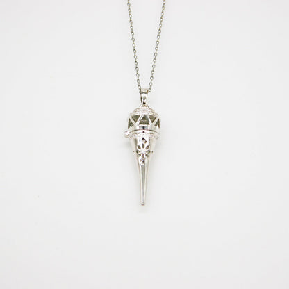 Cone Aroma Necklace | Energy &amp; Healing Diffuser Jewelry — On-the-Go Scent Ritual