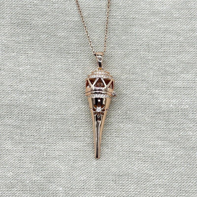 Cone Aroma Necklace | Energy &amp; Healing Diffuser Jewelry — On-the-Go Scent Ritual
