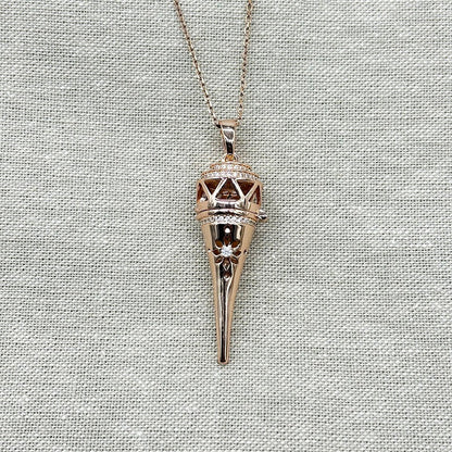 Cone Aroma Necklace | Energy &amp; Healing Diffuser Jewelry — On-the-Go Scent Ritual