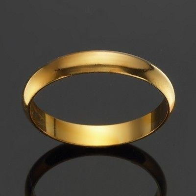 18ct Heavy Yellow Gold Plated Men&