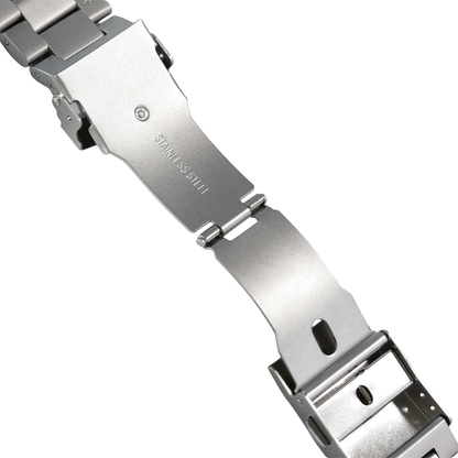 Stainless Steel Link Bracelet Band (Ultra) – The Sydney Ultra in Silver – Compatible with Apple Watch Ultra (Friendie size Large)