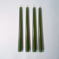 Coloured Beeswax Taper Candles | Evergreen | Four-pack