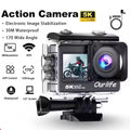 4K Sports Action Camera with WiFi Mini Cam Black