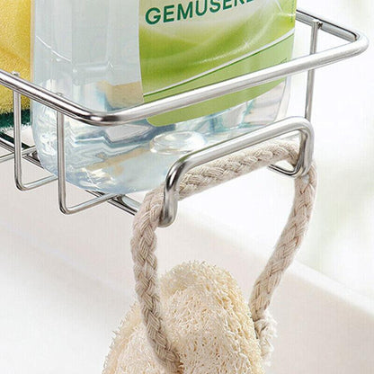 Kitchen Sink Faucet Shelf Sponge Dish Cloth Rack Holder Racks Storage Organizer